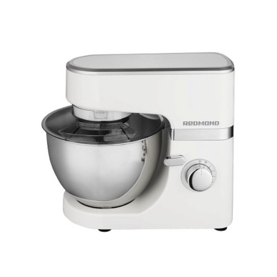 Планетарный миксер, Redmond, RFM-5301, Белый/Хром, Максимальная мощность 1000 Вт,Количество скоростей работы 8,Импульсный режим есть,Тип управления электромеханический,Номинальная мощность 700 Вт,Напряжение 220-240 В, 50 Гц