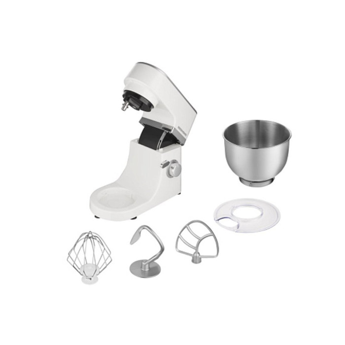 Планетарный миксер, Redmond, RFM-5301, Белый/Хром, Максимальная мощность 1000 Вт,Количество скоростей работы 8,Импульсный режим есть,Тип управления электромеханический,Номинальная мощность 700 Вт,Напряжение 220-240 В, 50 Гц