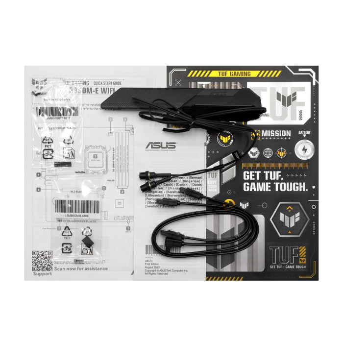 MB Socket AM5, MATX, AMD B850 (2DP+HDMI), ASUS TUF GAMING B850M-E WIFI, 4DDR5, PCIx16