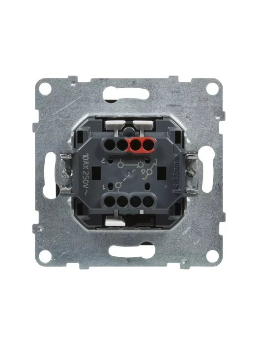 Переключатель Suno 10А 250В безвинт.зажим Антрацит