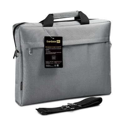Сумка для ноутбука ExeGate Start S15, EX205136RUS, up to 15.6&quot;, grey