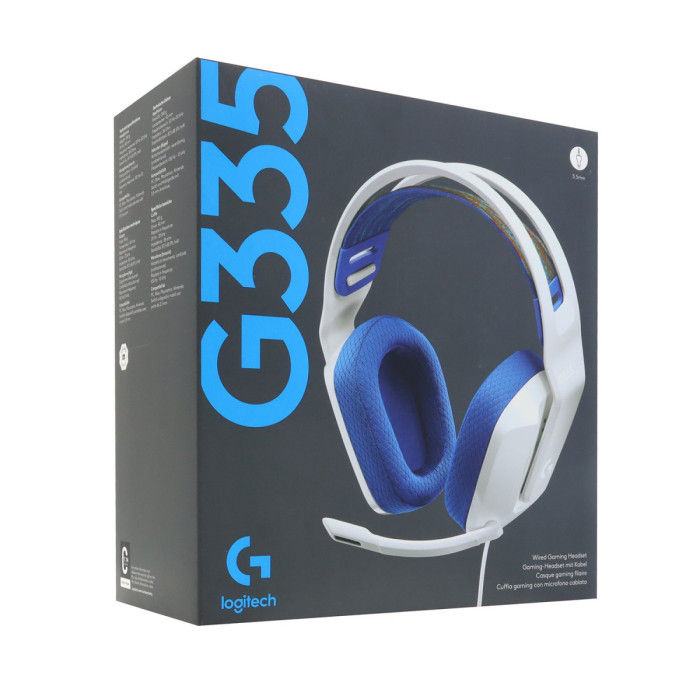 Garnitura Logitech G335,  20-20000Hz, 87.5dB, [981-001018], White