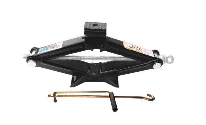 Домкрат механический "ромб" с резиновой накладкой 1.5т(h min 110мм, h max 393мм, L-415мм) 19504       RF-105B