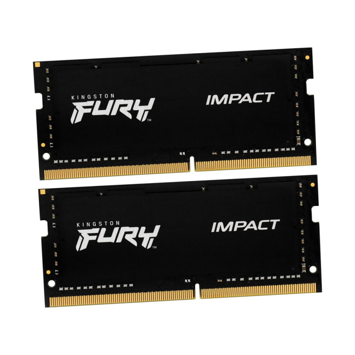 SO-DIMM DDR5 32 GB kit <6000MHz> Kingston Fury Impact, KF560S38IBK2-32 (2х16GB), CL38