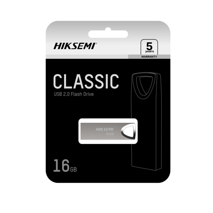 USB flash  16GB Hiksemi, HS-USB-M200 16G, USB 2.0, silver
