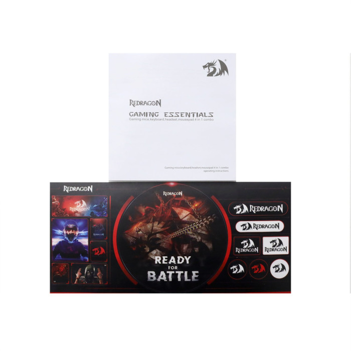 KeyBoard + mouse+headphone, , USB,Redragon S137, Black (72335)