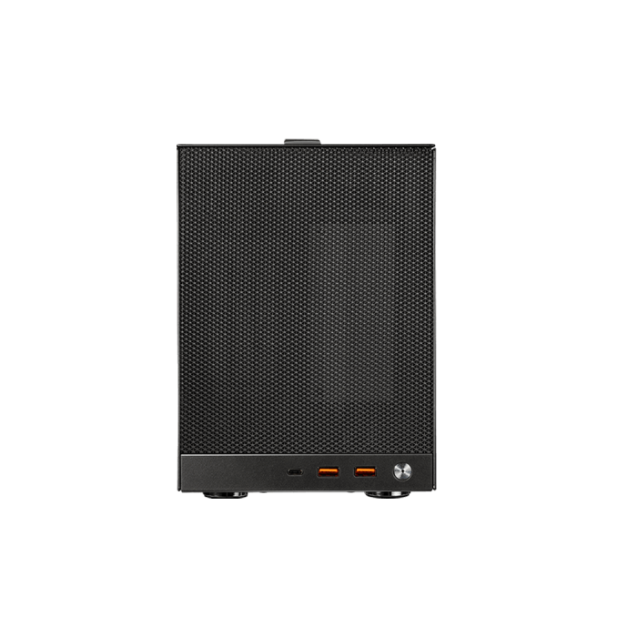 Корпус PCCooler K101 MESH GY 3F ITX 2xUSB3.0, 1xUSB-C, 3xFans, 1x3.5", 4x2.5" Grey