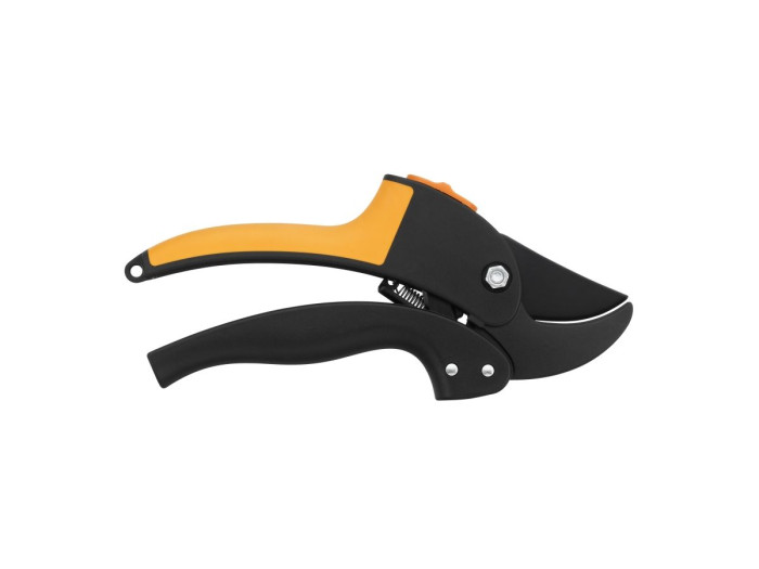 Секатор контактный FISKARS PowerStep с храповым механизмом (111670)