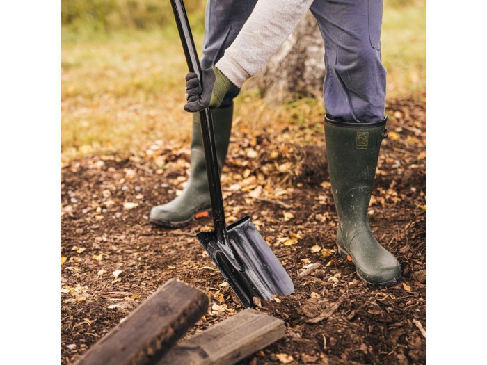 Лопата штыковая с удлиненным лезвием и удлин ручкой FISKARS