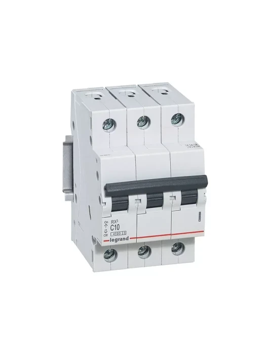 Автоматический выключатель Legrand 419706 3П C 10А RX3 4,5kA