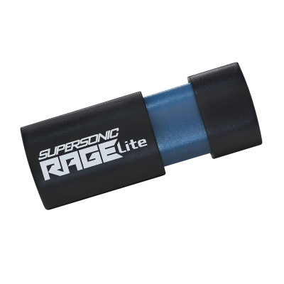 USB flash  64GB Patriot, Rage Lite, PEF64GRLB32U, USB 3.2, black