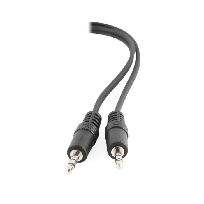 Cable Audio, 3.5mm/m - 3.5mm/m, Cablexpert CCA-404-5M, AUX, 5m, black
