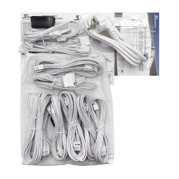 Power supply ATX Seasonic Focus GX-1000 White, SRP-FGX102-A5A32SF,80plus Gold, Modular ATX3.0, 1000W