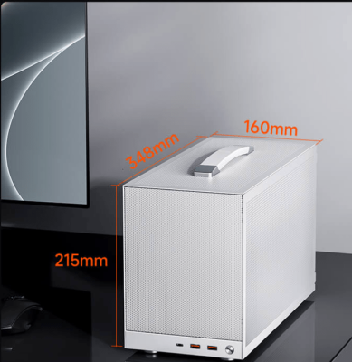 Корпус PCCooler K101 MESH WH 3F ITX 2xUSB3.0, 1xUSB-C, 3xFans, 1x3.5", 4x2.5" White