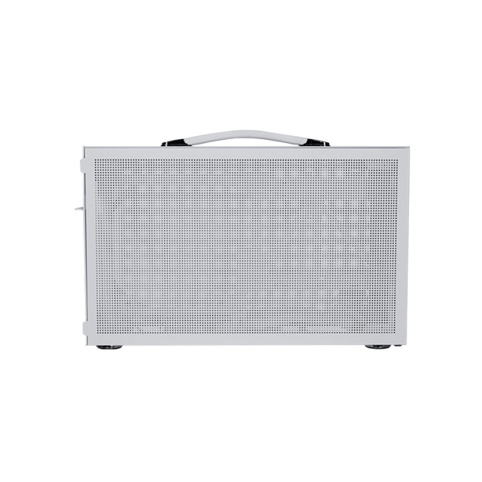 Корпус PCCooler K101 MESH WH 3F ITX 2xUSB3.0, 1xUSB-C, 3xFans, 1x3.5", 4x2.5" White