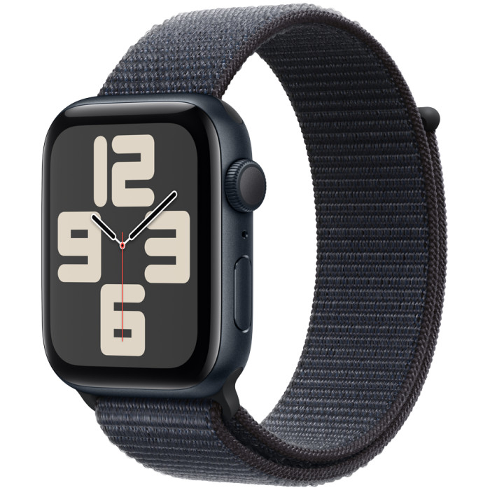 Apple Watch SE 2024 GPS 40mm Midnight Aluminium Case with Ink Sport Loop,Model A2722