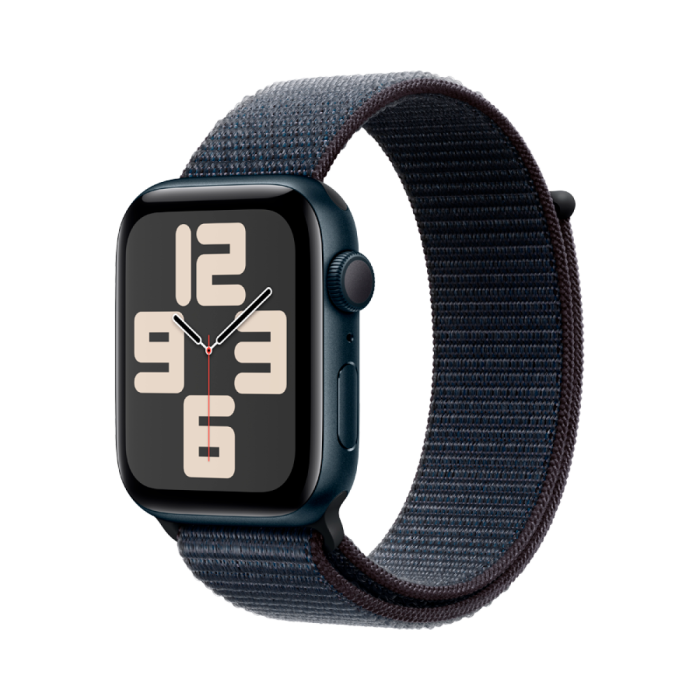 Apple Watch SE 2024 GPS 40mm Midnight Aluminium Case with Ink Sport Loop,Model A2722