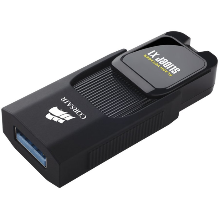 CORSAIR Flash Voyager Slider X1 USB 3.0 128GB, Capless Design