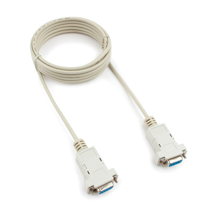 Cable DB9F, RS-323, Cablexpert CC-134-10-N, 3m (Кабель 0-модемный)