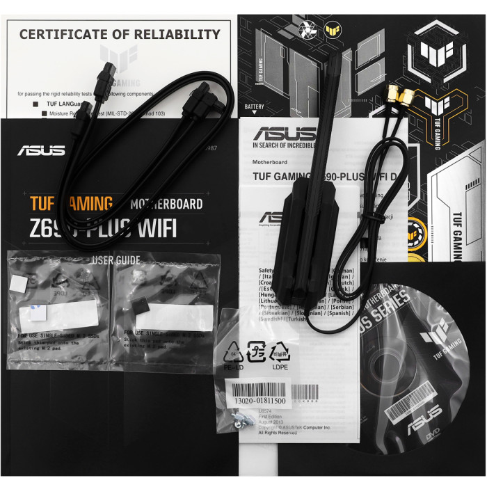 MB Socket1700, ATX, iZ690 (DP+HDMI), ASUS TUF GAMING Z690-PLUS WIFI, 4DDR5, 2PCIx16, 2PCIx1