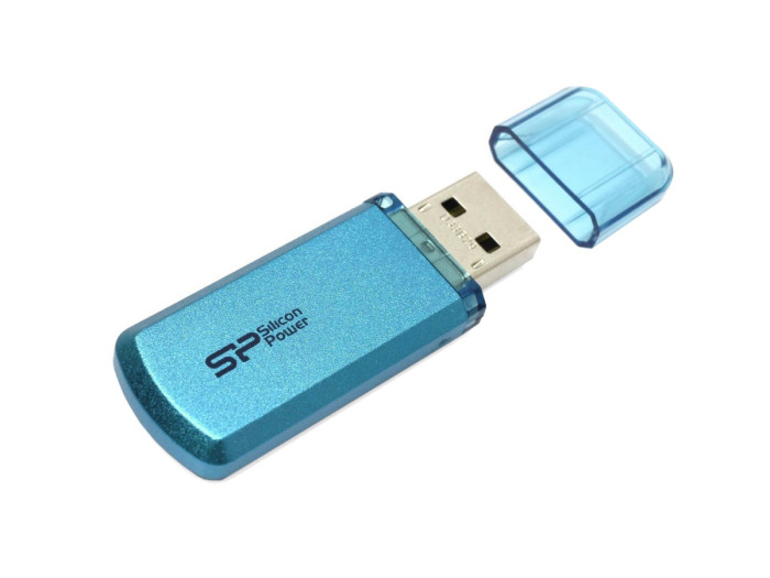 USB flash  64GB Silicon Power, Helios 101, SP064GBUF2101V1B, USB 2.0, blue