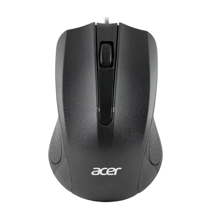 Mouse Acer OMW010, Optical 1200 dpi, 3 button, 1.3m cable, USB, black