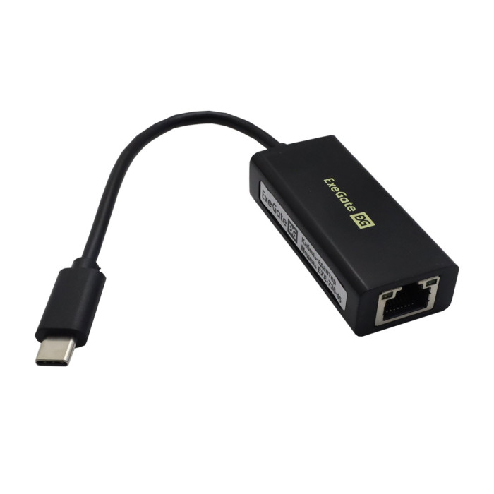 NIC Type-C, 10/100/1000 Mb, ExeGate EXE-736-45, USB LAN