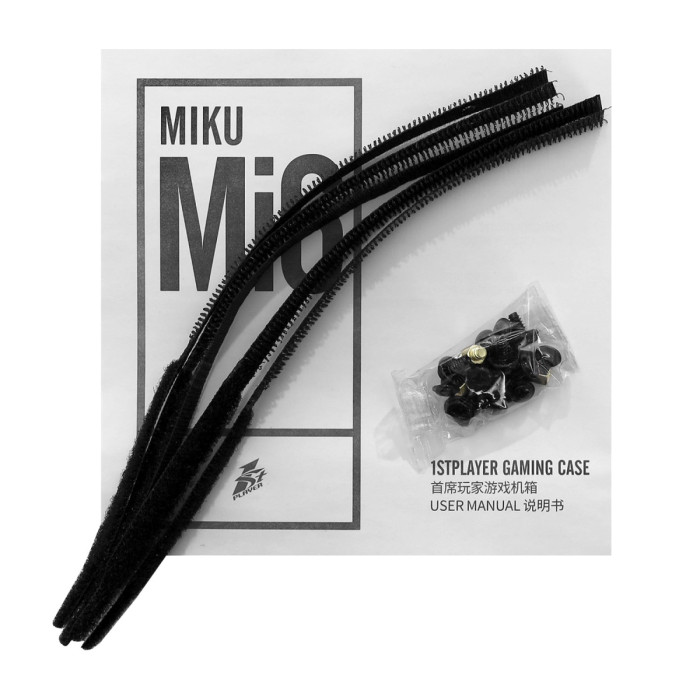 Case MATX mini tower 1stPlayer, Mi6, Tempered Glass, (без БП), black