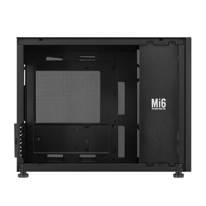 Case MATX mini tower 1stPlayer, Mi6, Tempered Glass, (без БП), black