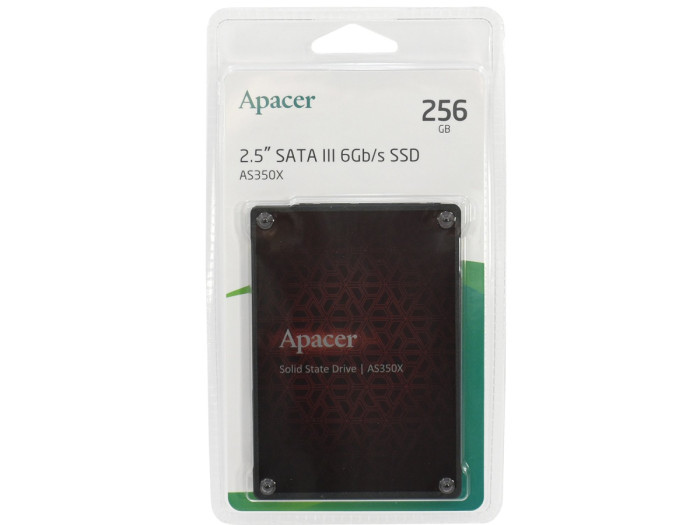 SSD SATA  256 GB Apacer AS350X, AP256GAS350XR-1, SATA 6Gb/s