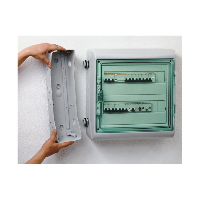 Пылевлагозащищенный щит SE Kaedra 2x18 модули IP65