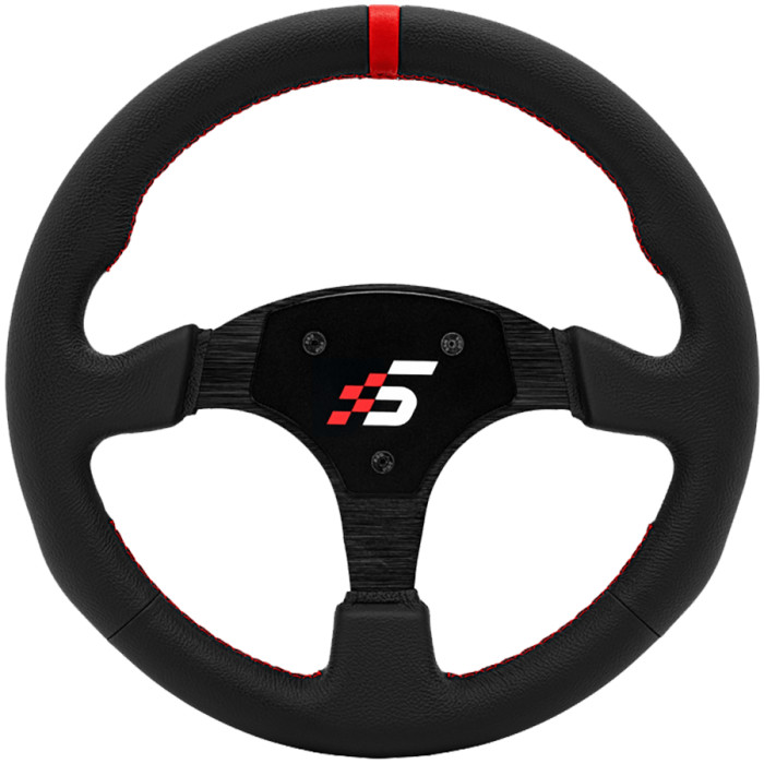Round-Shaped Steering wheel without HUB | 330mm | Leather