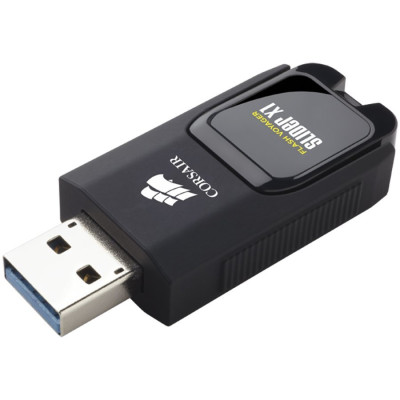 CORSAIR Flash Voyager Slider X1 USB 3.0 256GB, Capless Design