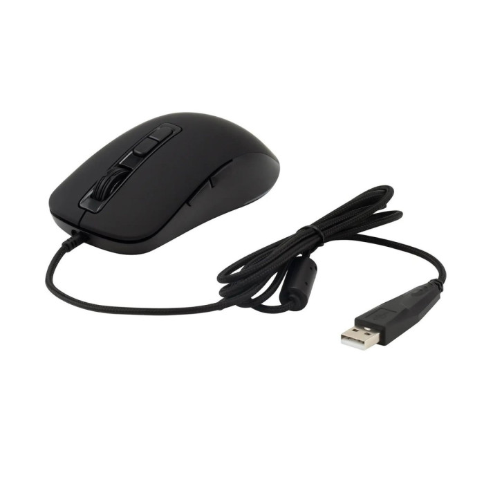 Mouse Acer OMW135, Optical 3200 dpi, 1.5 cable, USB, black