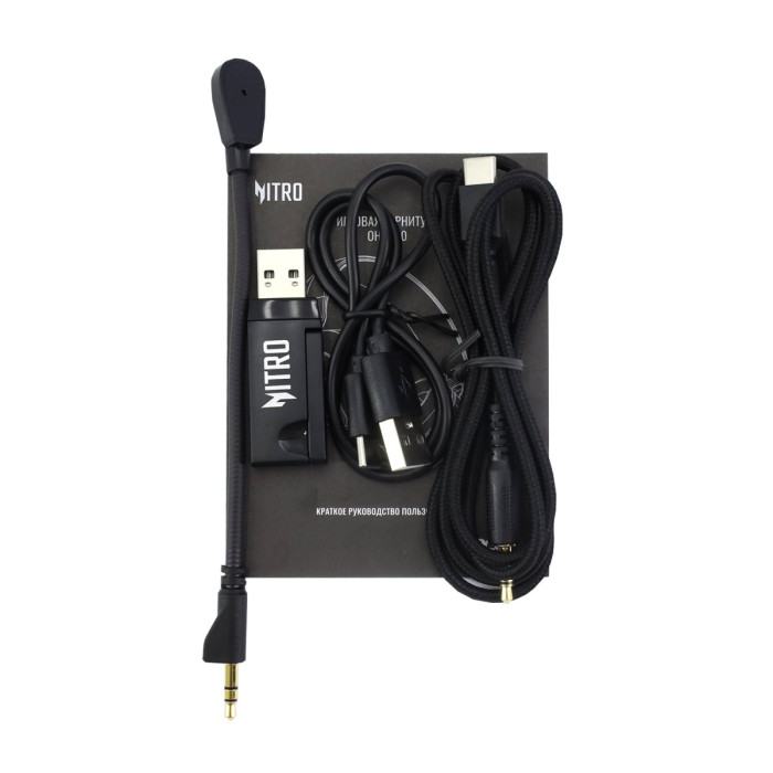 Bluetooth Garnitura Acer OHR401, 32ohm, 20-20000Hz, 102dB, BT 5.1/2.4G/cable , Black