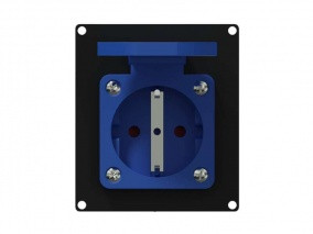 CAYMON Розетка CASY285G/B