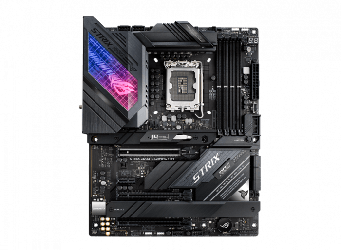 Сист. плата ASUS ROG STRIX Z690-E GAMING WIFI,Z690,1700,4xDIMM DDR5,3xPCI-E x16,PCI-E x1,M.2, 6xSATA,HDMI,DP,WIFI6E, BOX