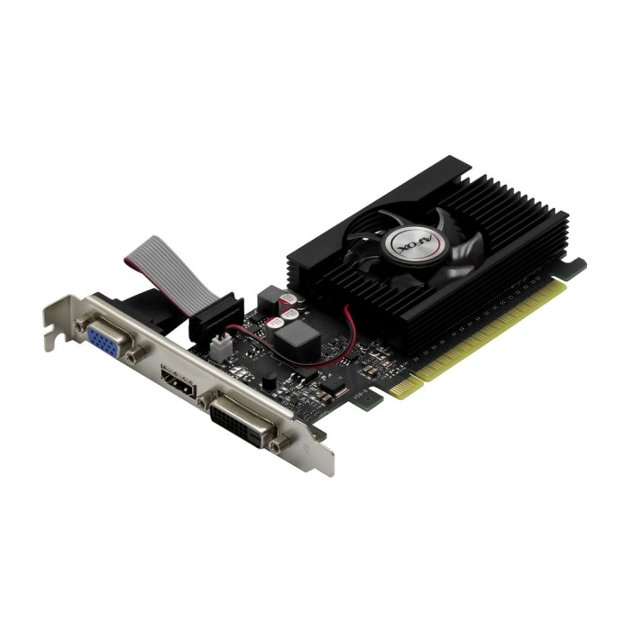 GPU NVIDIA, 2 GB, Afox GT 710 [AF710-2048D3L5-V3], DVI/HDMI/VGA, GDDR3/64-bit