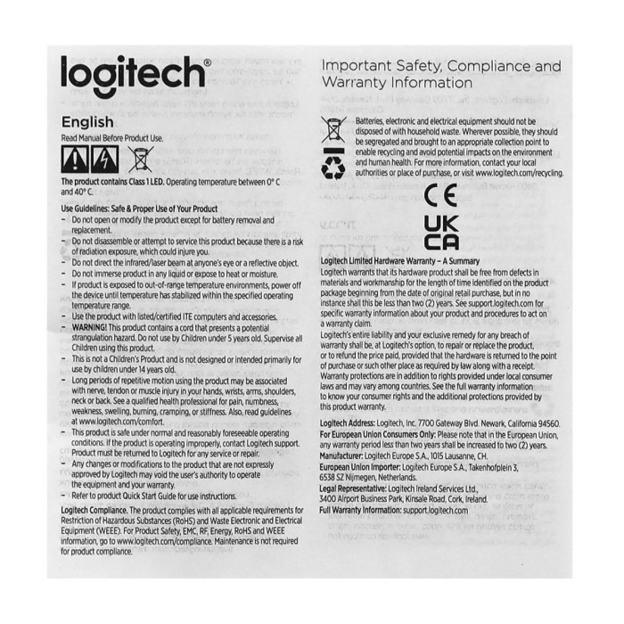 Mouse Logitech M110 Silent, optical, 2+1 buttons, USB, [910-006760], gray