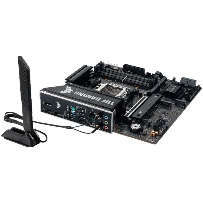 ASUS Main Board Desktop AMD Socket AM5 AMD B850 Chipset 4 x DIMM slots, max. 256GB, DDR5 1 x DisplayPort1 x HDMI port 1 x Wi-Fi module 3 x M.2 slots 4 x SATA ATX Form Factor