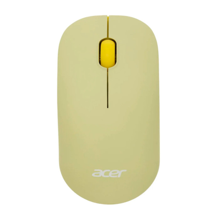 KeyBoard + mouse, USB, Acer OCC205, Wireless, rus/lat, Green/Yellow