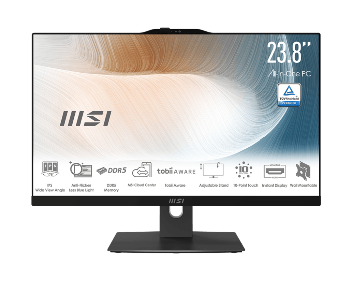 Моноблок MSI Modern AM242P 1M 24   FHD, Ultra 5 120U, 16Gb, 512Gb, Non-OS, Черный 1M-1029XRU