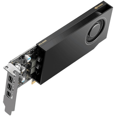 PNY NVIDIA A1000 8GB LowProfile OEM Version, PCI-Express 4.0 x16, LP, 8 GB GDDR6 128-bit, 4x Mini DP 1.4, 1x LP bracket