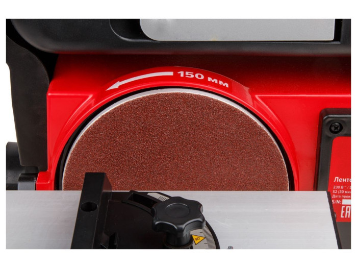 Ленточно-шлифовальный станок WORTEX GM 1528 в кор. 370 Вт, 100х914 мм, 150 мм, 2980 об/мин