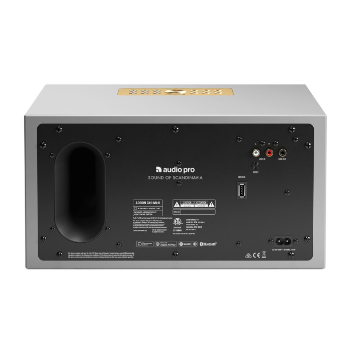 Bluetooth SPK active Audio Pro C10 MkII Grey, 80W, WiFi/BT 4.0, Grey