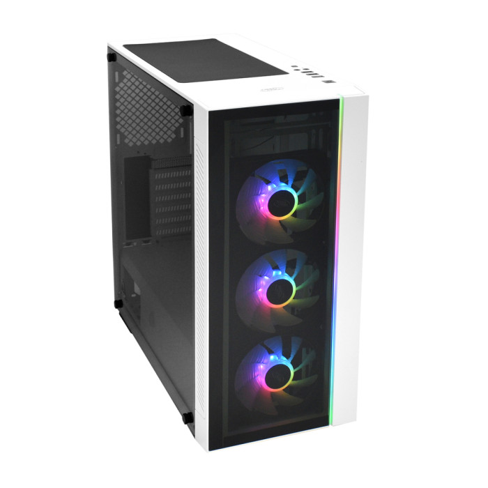 Case ATX midi tower DeepCool, Matrexx 55 V3 ADD-RGB 3F WH, (без БП), white