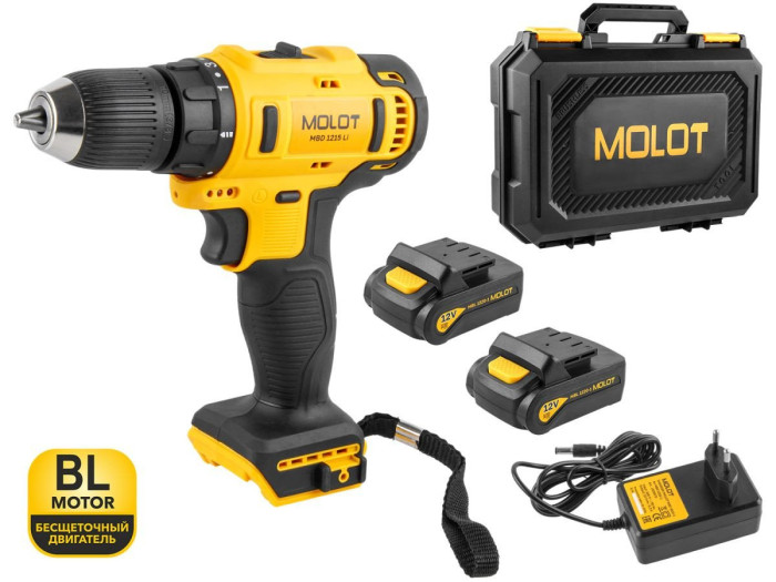 Аккум. дрель-шуруповерт MOLOT MBD 1215 Li в чем.