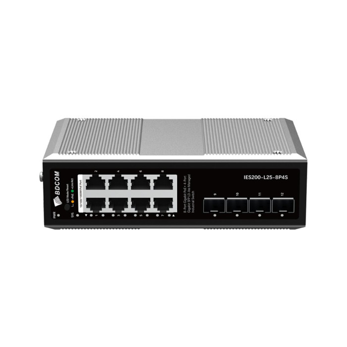 Коммутатор BDCOM IES200-L25-8P4S