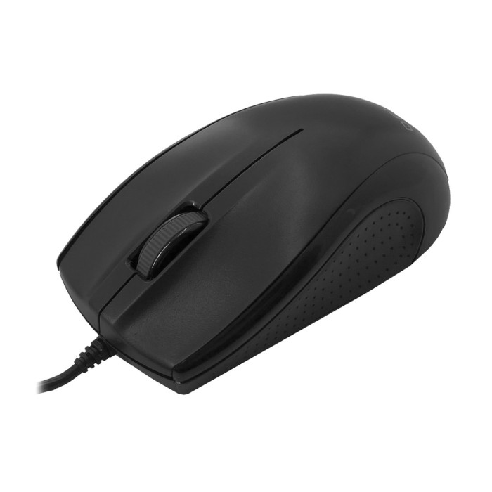 Mouse Delux DLM-375OUB, Optical, 800 dpi, Optical, USB, cable 1.6, black