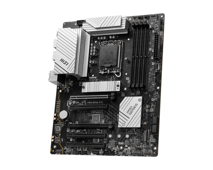 Материнская плата MSI PRO B760-P II LGA1700 4xDDR5 4xSATA3 RAID 2xM.2 HDMI DP ATX